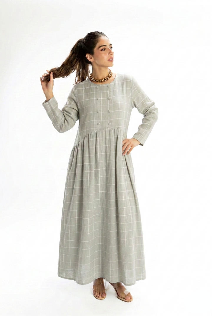 Bliss Button Dress