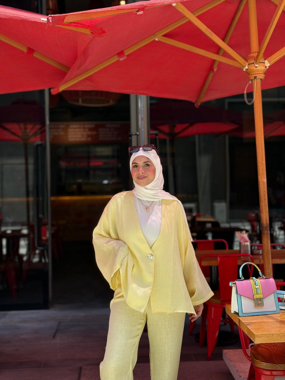 Linen Set Yellow