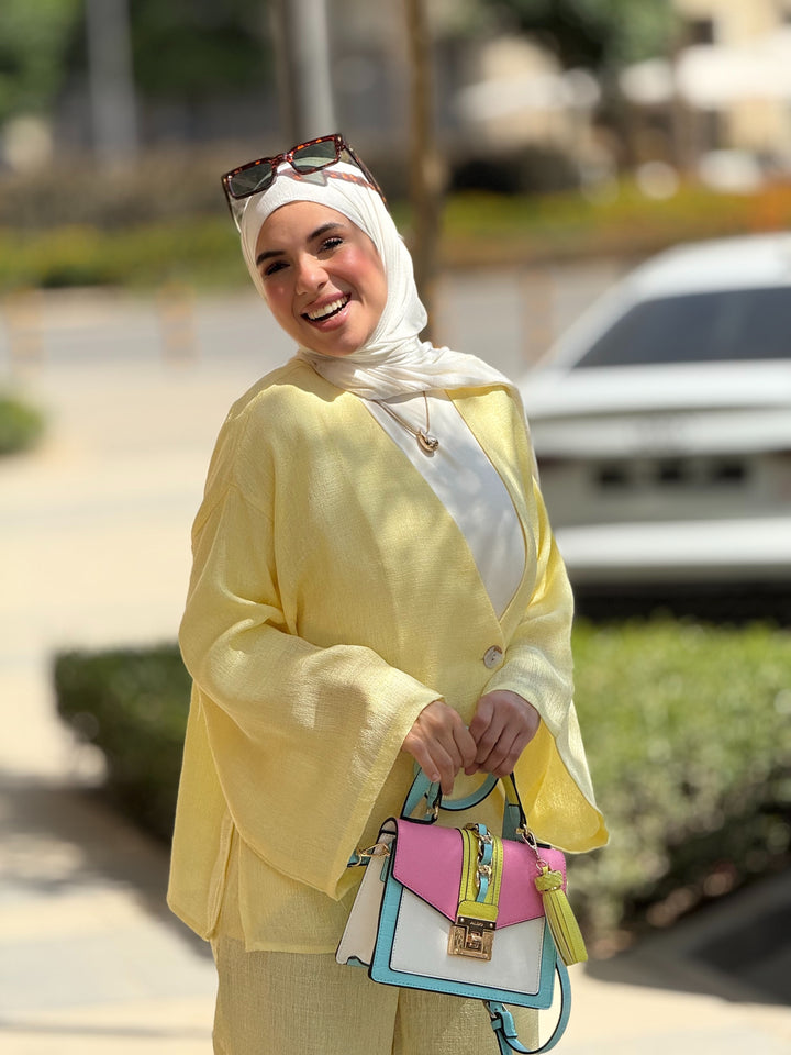 Linen Set Yellow