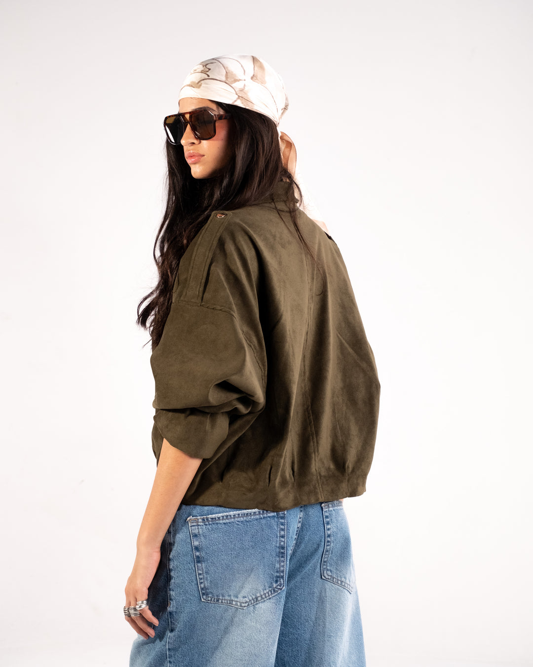 Modern Suede Scuba Jacket