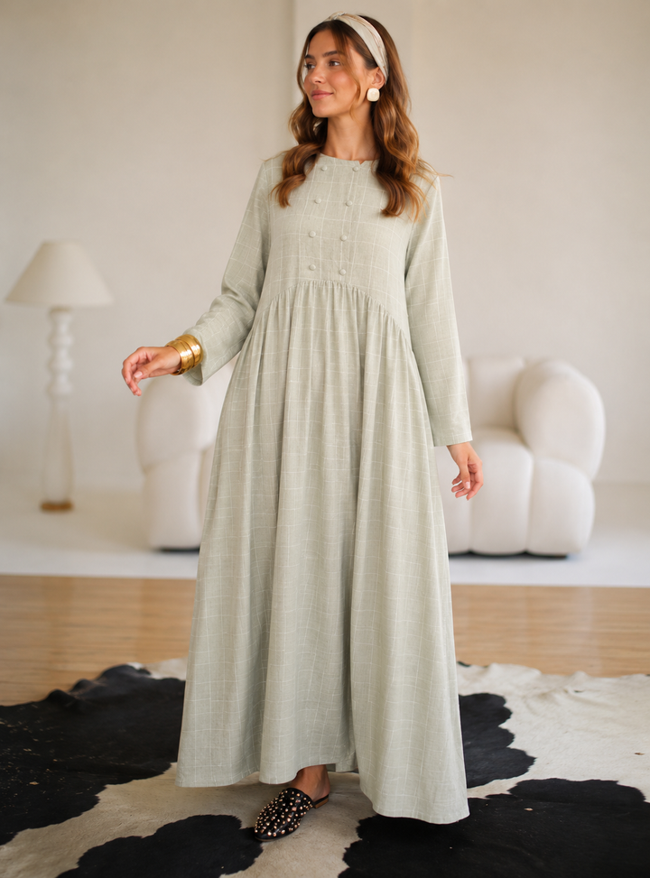 Bliss Button Dress