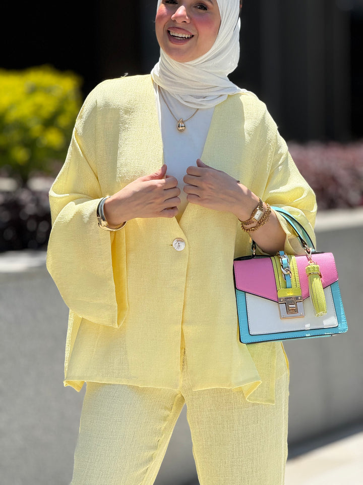 Linen Set Yellow