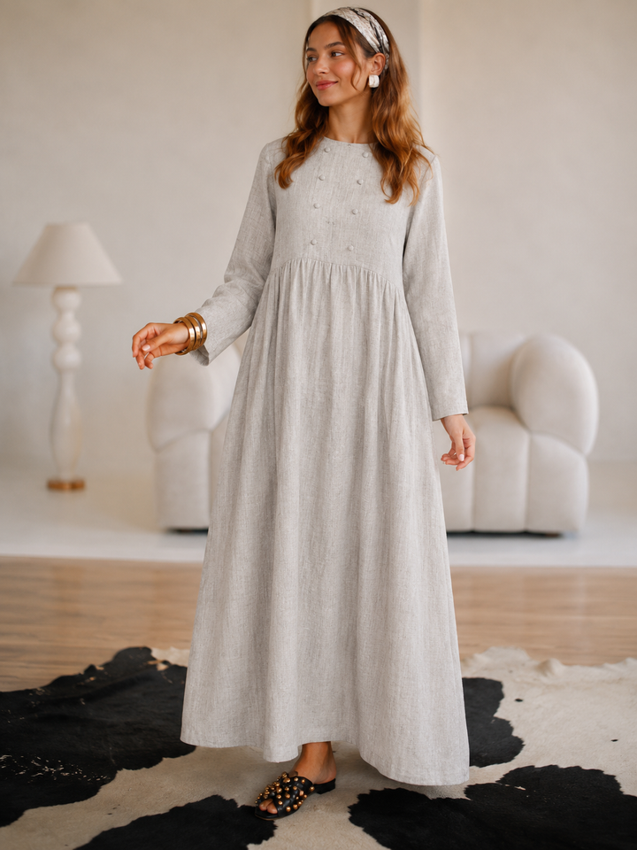 Bliss Button Dress