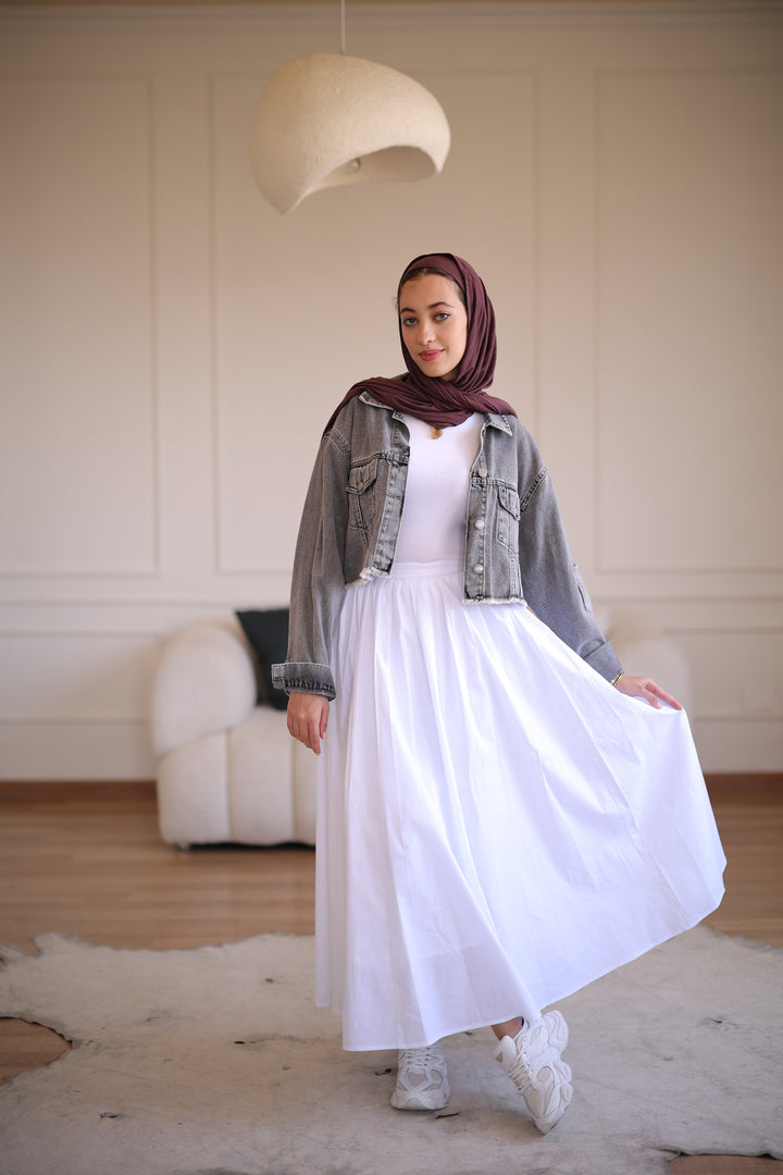 Flow Skirt White