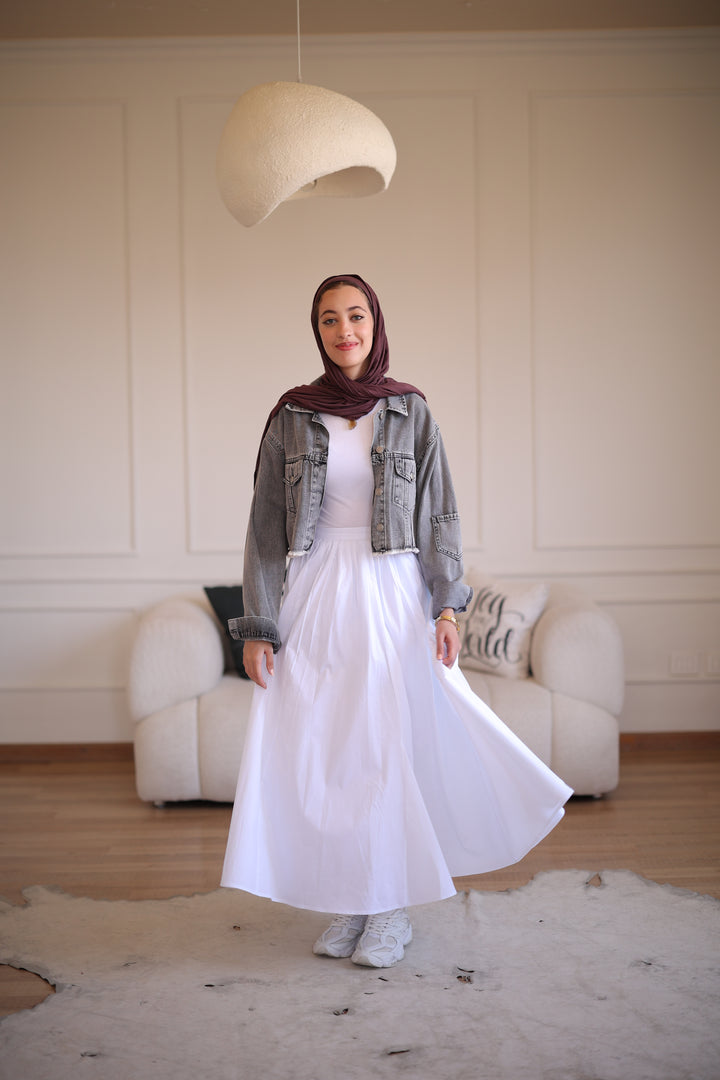 Flow Skirt White