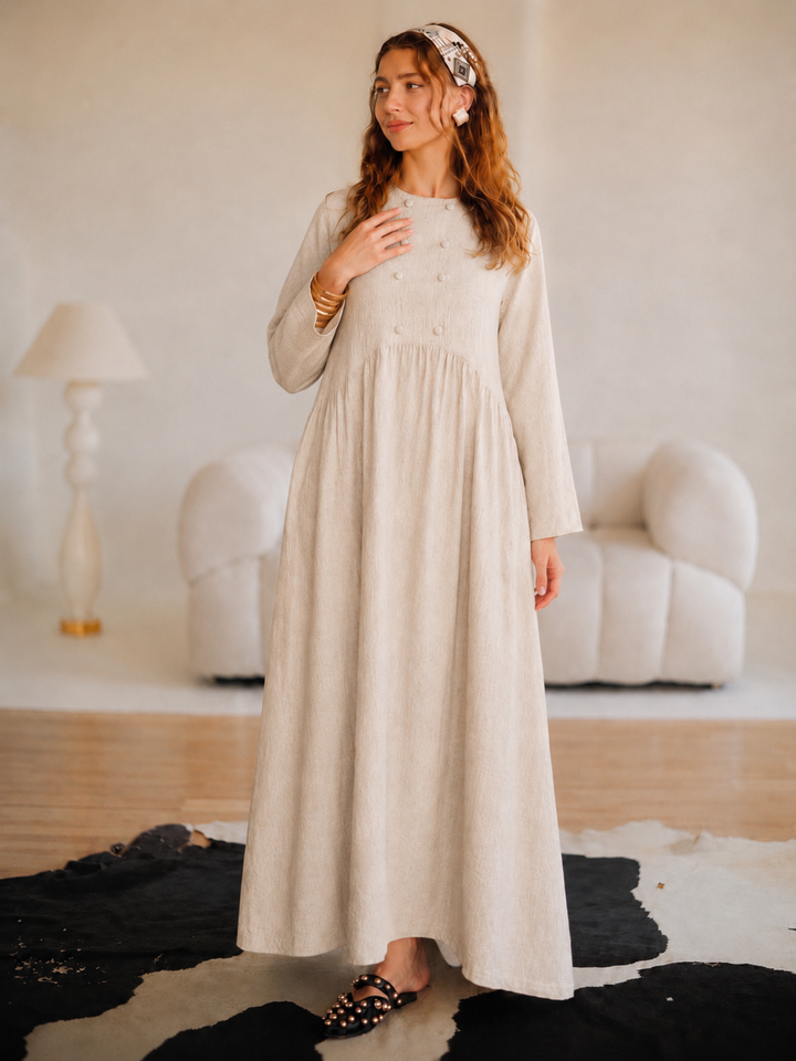 Bliss Button Dress