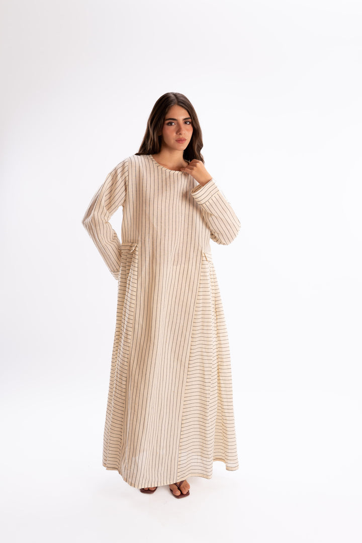 Stripe Flow Dress