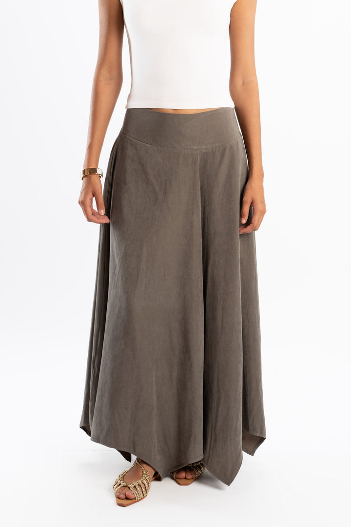 Wave Hem Skirt