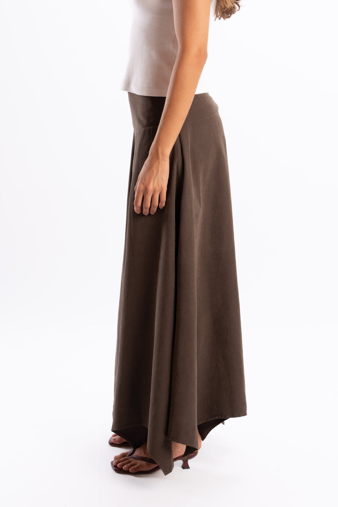 Wave Hem Skirt