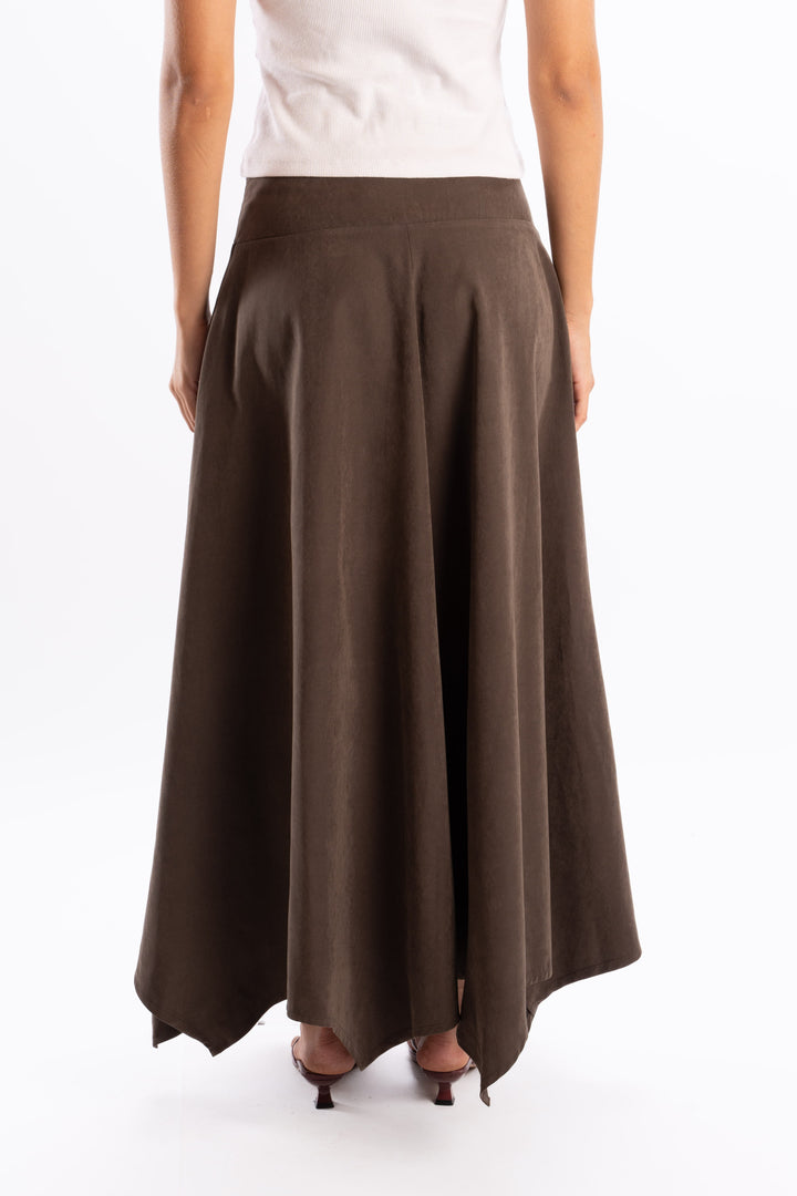 Wave Hem Skirt