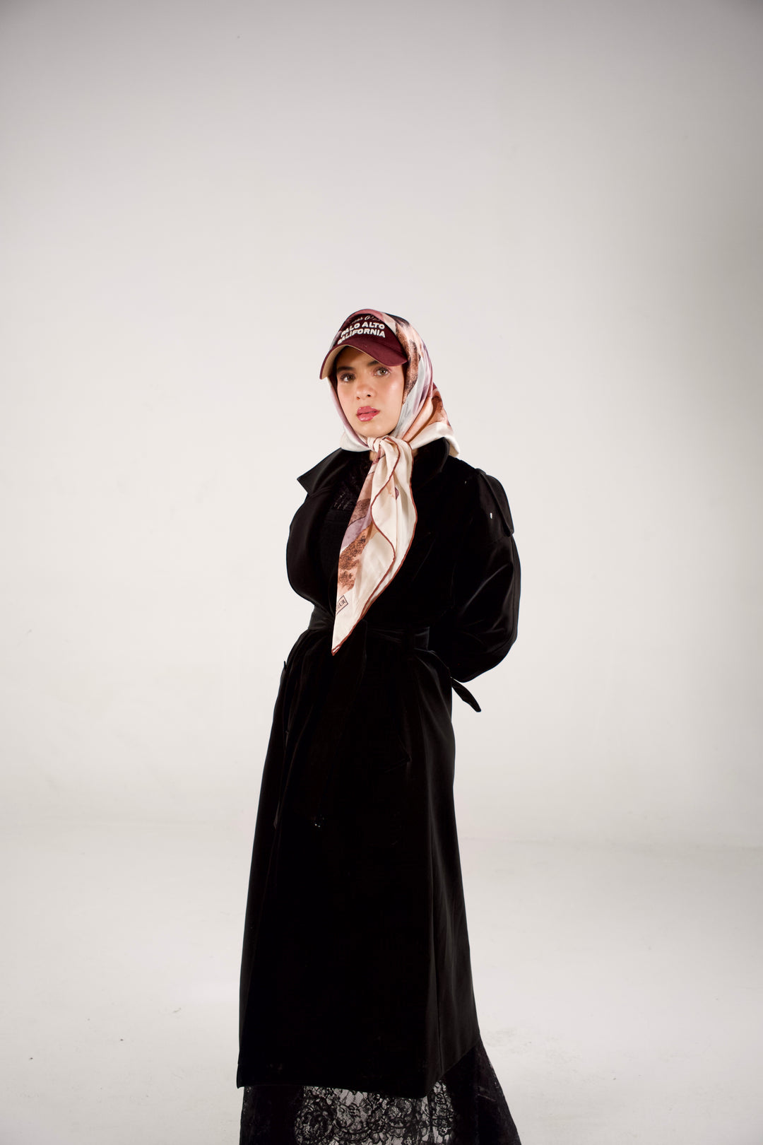 Velvet Touch Trench Coat