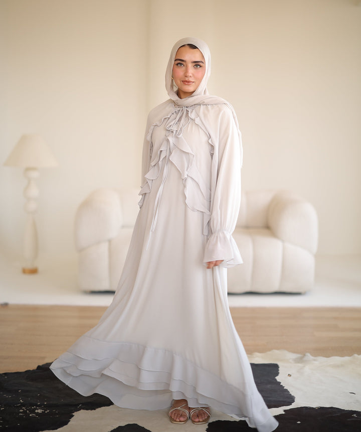 Chiffon Ruffles Dress