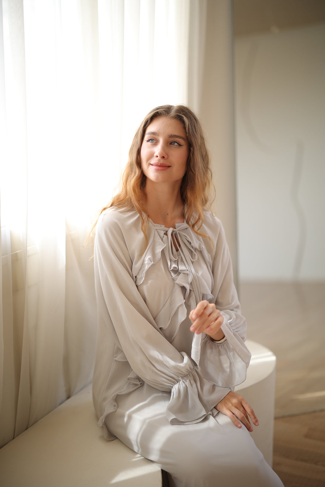 Chiffon Ruffles Dress