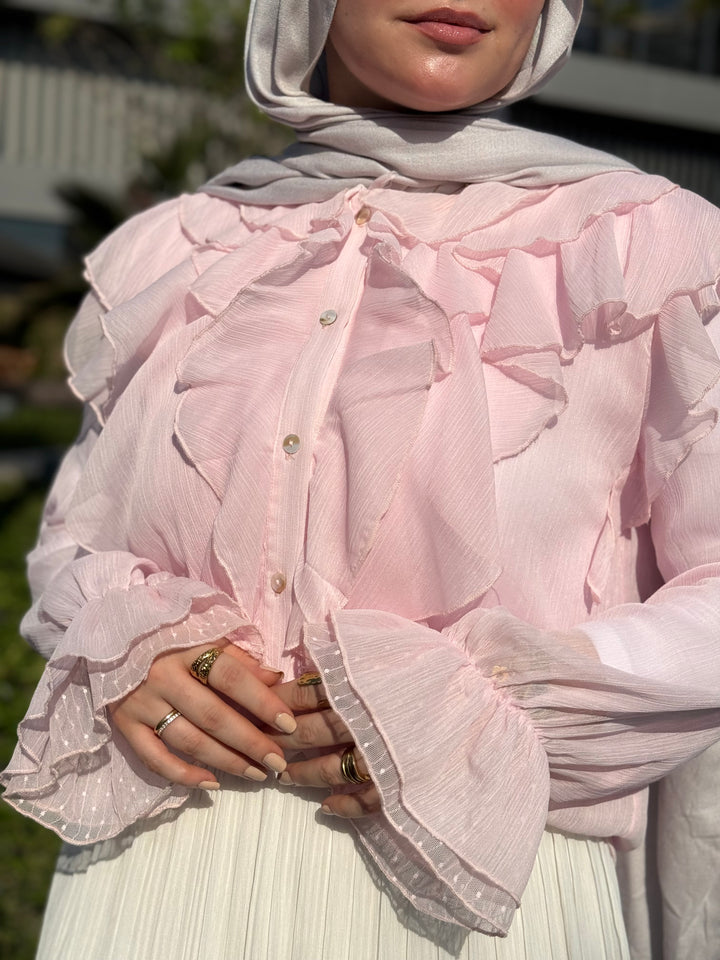 Whisper Ruffle Blouse