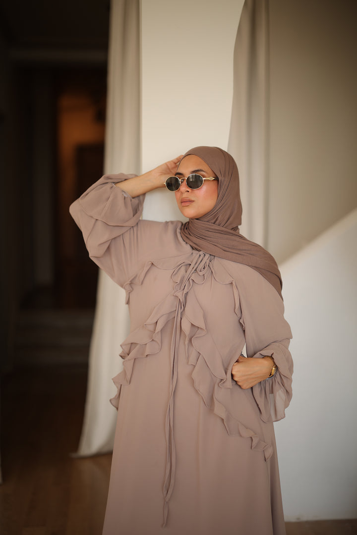 Chiffon Ruffles Dress