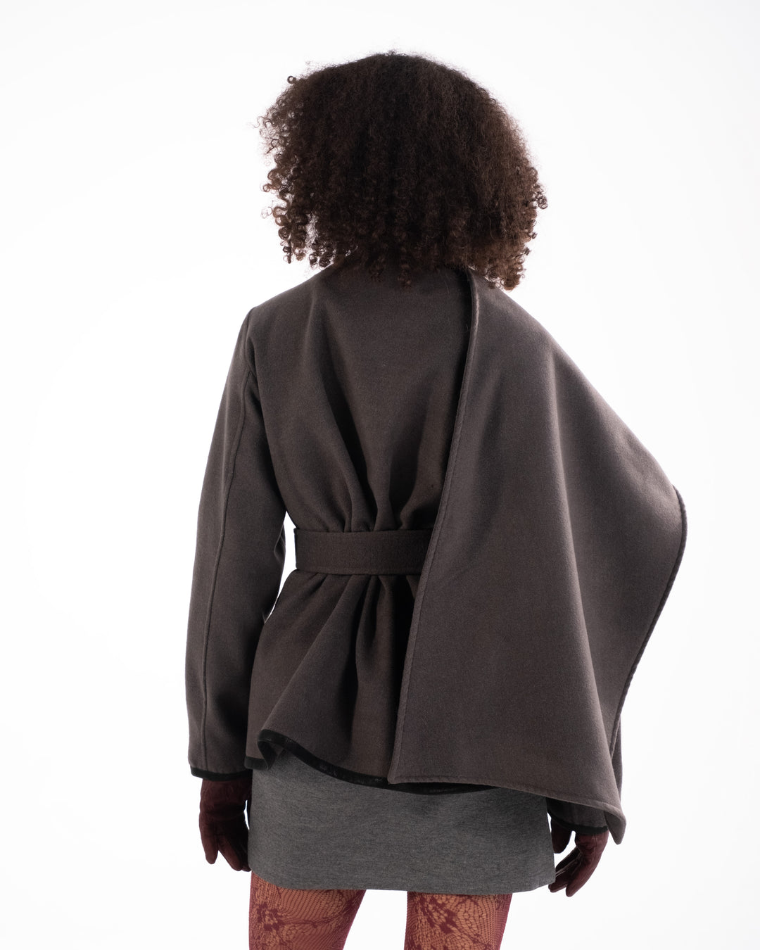 Draped Shawl Jacket