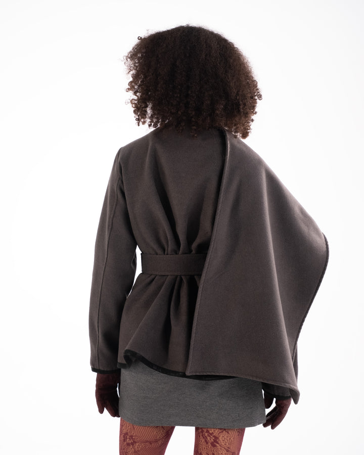 Draped Shawl Jacket