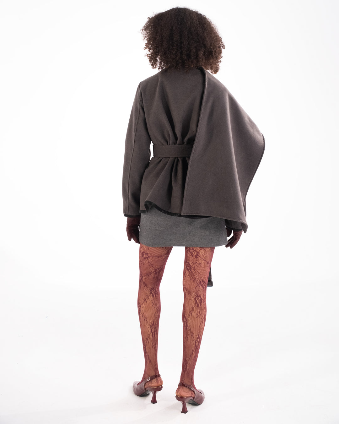 Draped Shawl Jacket