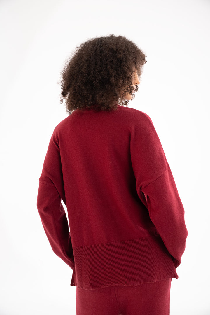 Soft Turtleneck Knitwear Set