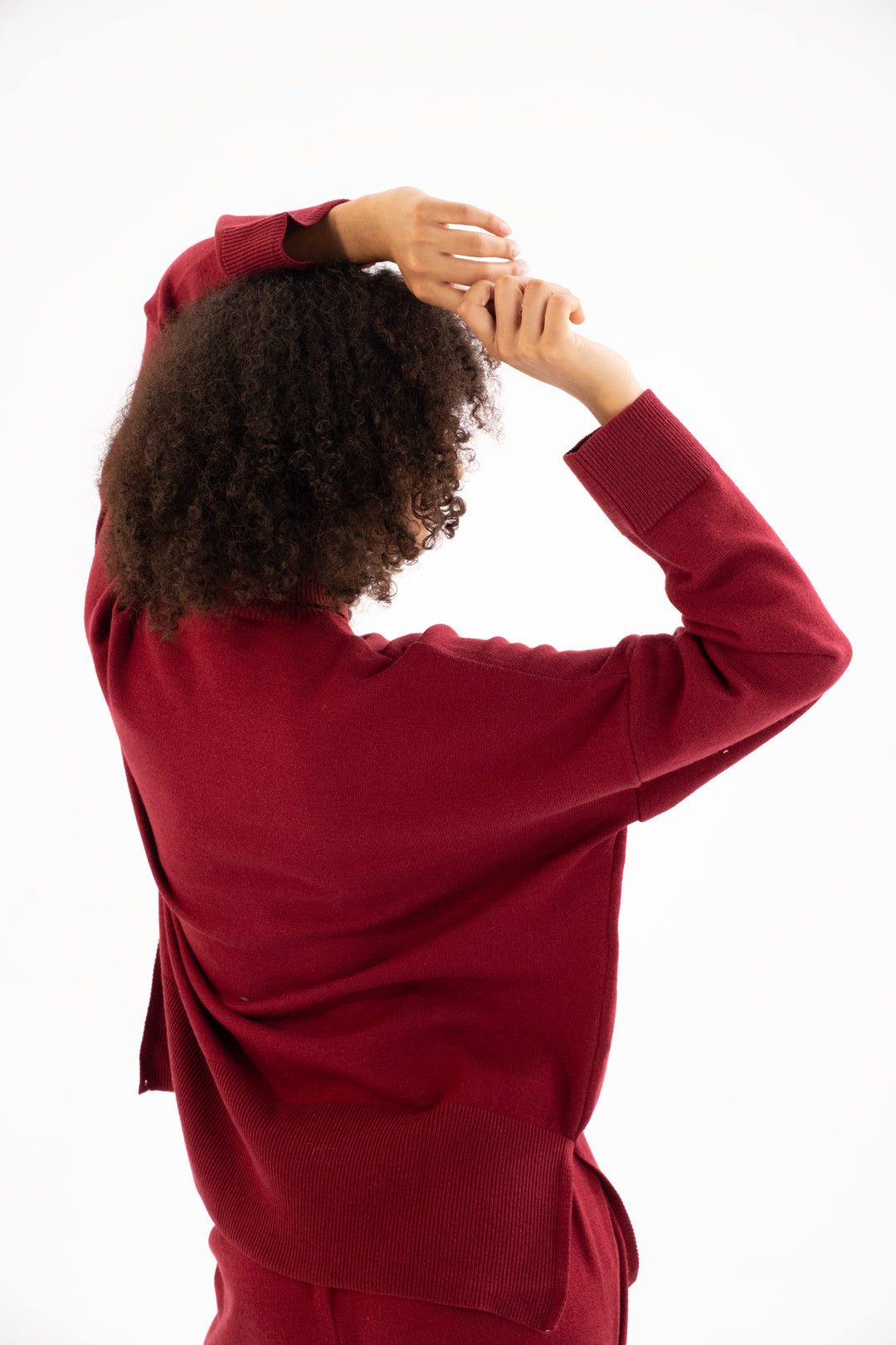 Soft Turtleneck Knitwear Set